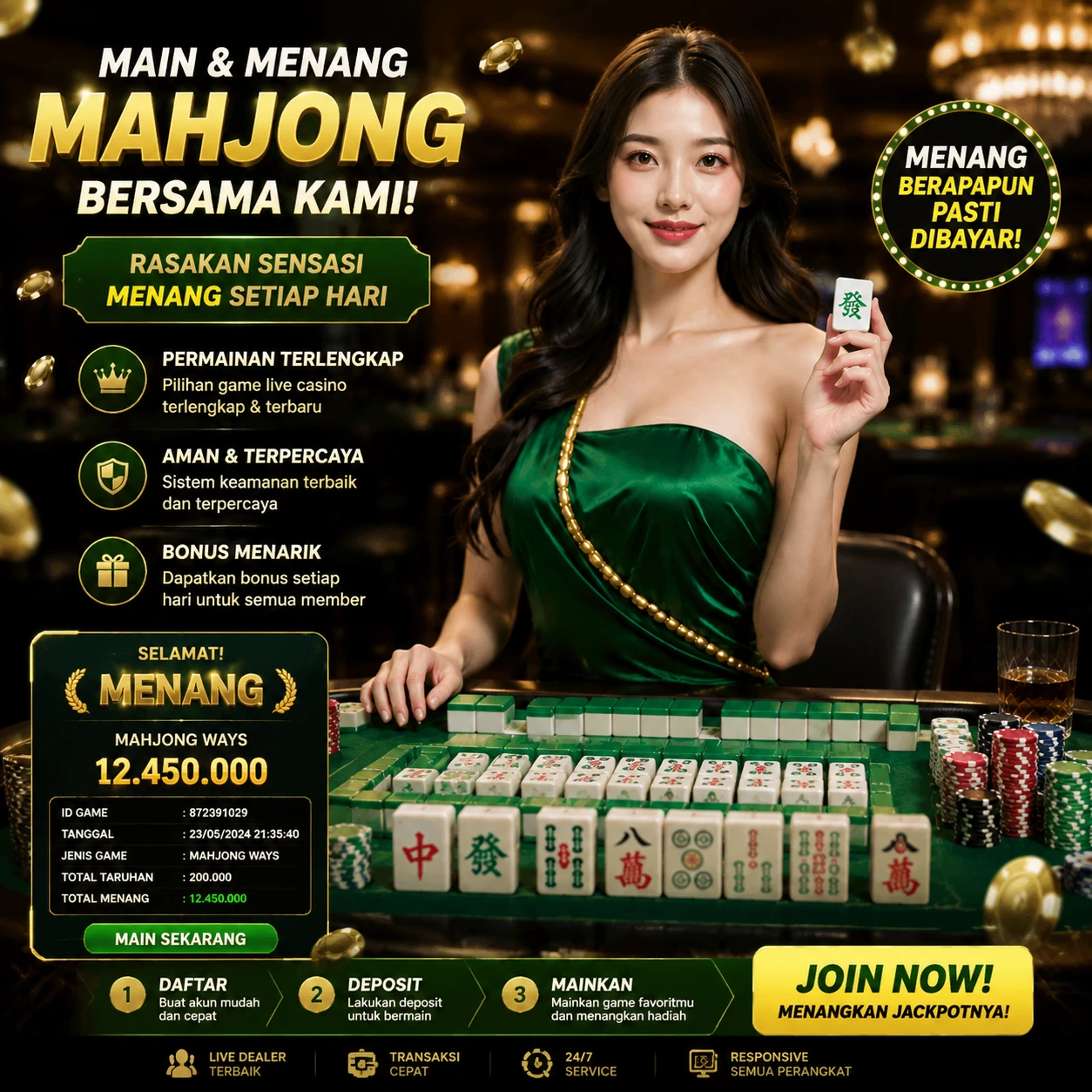 Yang berubah di hargatoto: bookmark, e-wallet, turnover